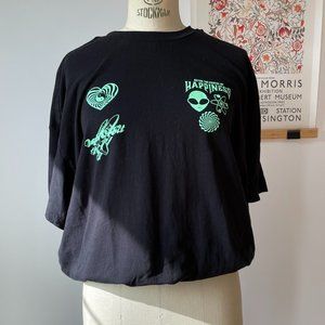 Divided Oversized Glow in the Dark Alien T-Shirt 👽